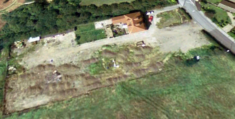 Google map of Bracken House and gardens - 26/09/07