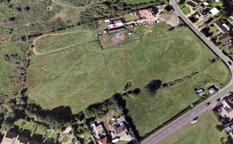 Google map of Bracken House and land - 09/07/04