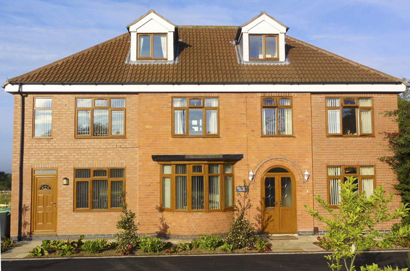 Front elevation of the property.