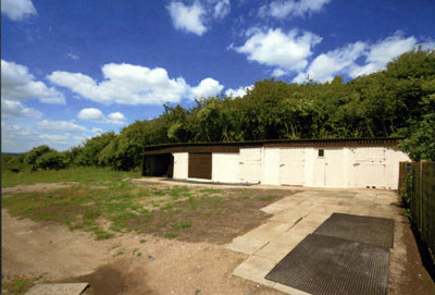 Stable block before the paddock was constructed.