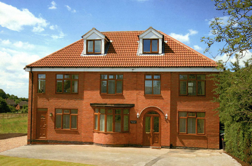 Bracken House front elevation.